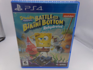 Spongebob Battle For Bikini Bottom Rehydrated Playstation 4 PS4 Used