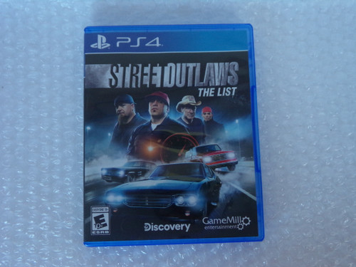 Street Outlaws: The List Playstation 4 PS4 Used