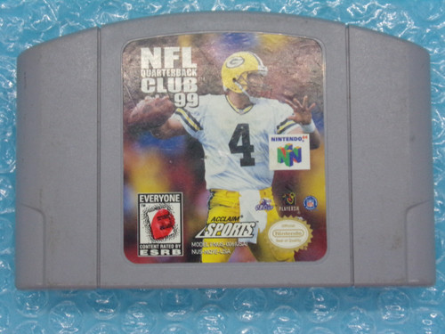 NFL Quarterback Club '99 Nintendo 64 N64 Used