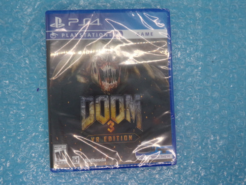 Doom 3 VR Edition (Playstation VR Required) Playstation 4 PS4 NEW