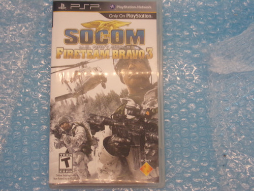 SOCOM: U.S. Navy SEALs Fireteam Bravo 3 Playstation Portable PSP Used