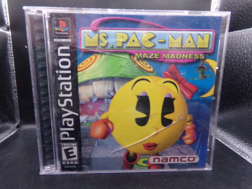 Ms. Pac-Man Maze Madness Playstation PS1 Used