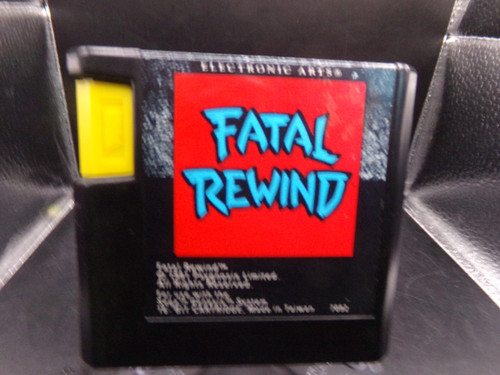 Fatal Rewind Sega Genesis Used