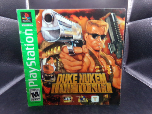 Duke Nukem: Time To Kill Playstation PS1 (Greatest Hits) MANUAL ONLY