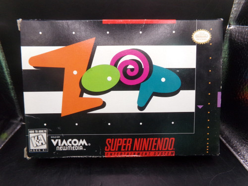 Zoop Super Nintendo SNES Boxed Used