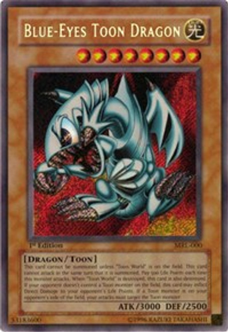 Yu-Gi-Oh! Card Single - Blue-Eyes Toon Dragon MRL-000 (Secret Rare, HP)