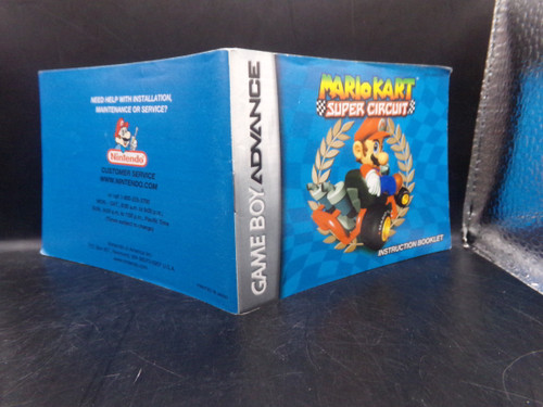 Mario Kart: Super Circuit Game Boy Advance GBA MANUAL ONLY