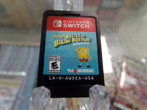 Spongebob Squarepants: Battle for Bikini Bottom Rehydrated Nintendo Switch Cartridge Only