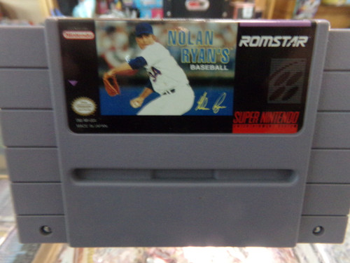 Nolan Ryan's Baseball Super Nintendo SNES Used