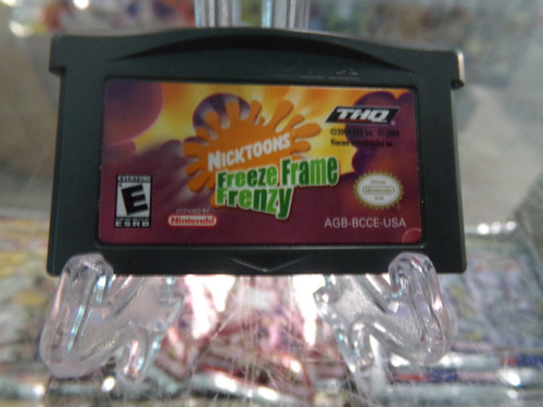 Nicktoons: Freeze Frame Frenzy Game Boy Advance GBA Used