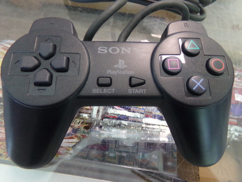 Official Sony Playstation PS1 Controller (SCPH-1080) (Black) Used