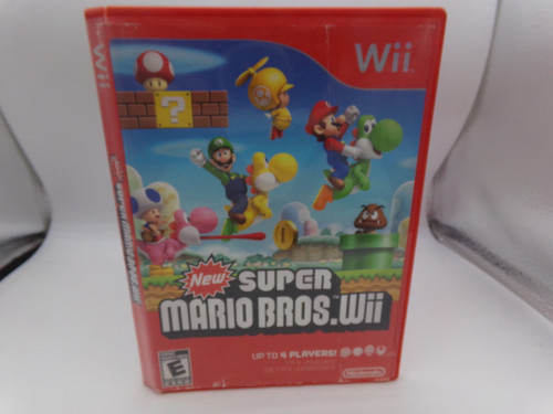 "New" Super Mario Bros. Wii CASE AND MANUAL ONLY
