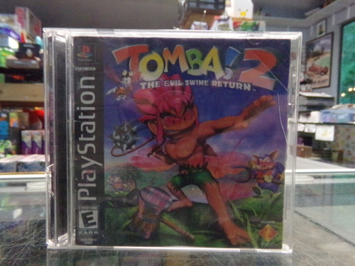 Tomba 2: The Evil Swine Return Playstation PS1 CASE AND MANUAL ONLY
