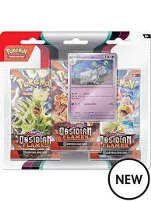 Pokemon TCG Obsidian Flames Booster Three Pack with Houndstone Promo Card