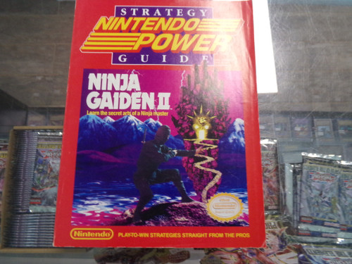 Nintendo Power Ninja Gaiden II Strategy Guide With Poster Used