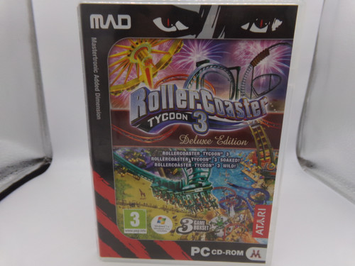 Roller Coaster Tycoon 3 Deluxe Edition PC Used