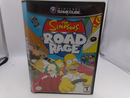 The Simpsons: Road Rage Gamecube CASE AND MANUAL ONLY