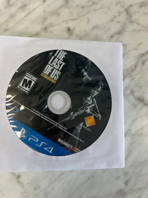 The Last of Us Remastered PS4 Playstation 4 loose disc only