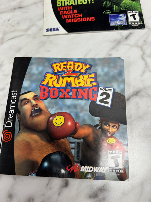 Ready 2 Rumble Boxing Round 2  Sega Dreamcast Manual Only