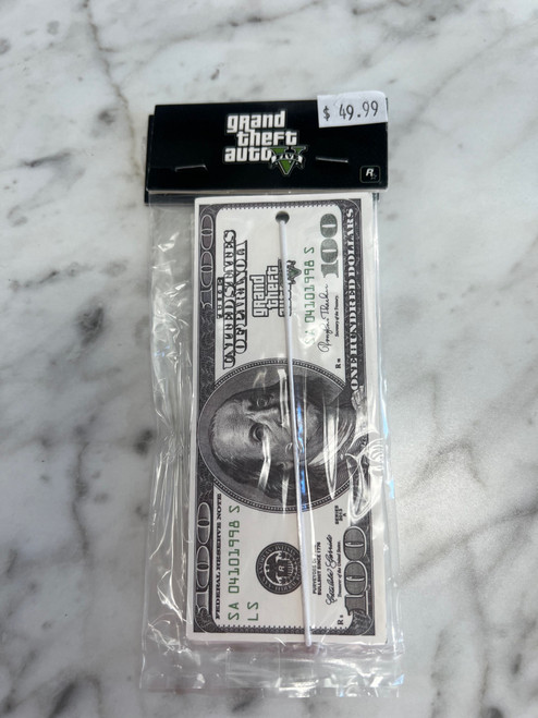 Rockstar Games GTA V 5 Grand Theft Auto Promo Car Air Freshener $100 Bill