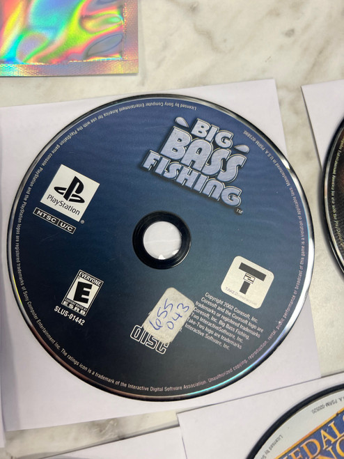 Big Bass Fishing PS1 Playstation 1 Disc Only