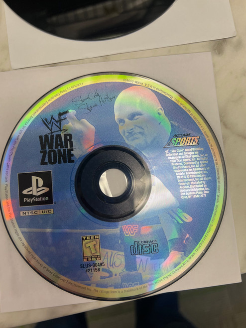 WWF Warzone PS1 Playstation 1 Disc only