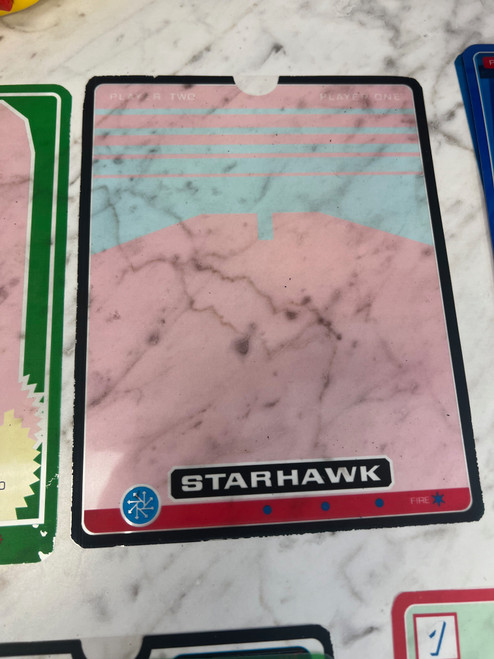 Vectrex Overlay - Authentic - Starhawk Star Hawk