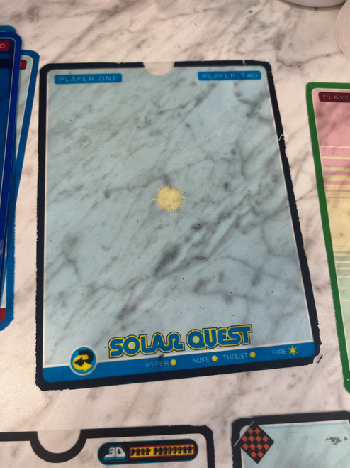 Vectrex Overlay - Authentic - Solar Quest