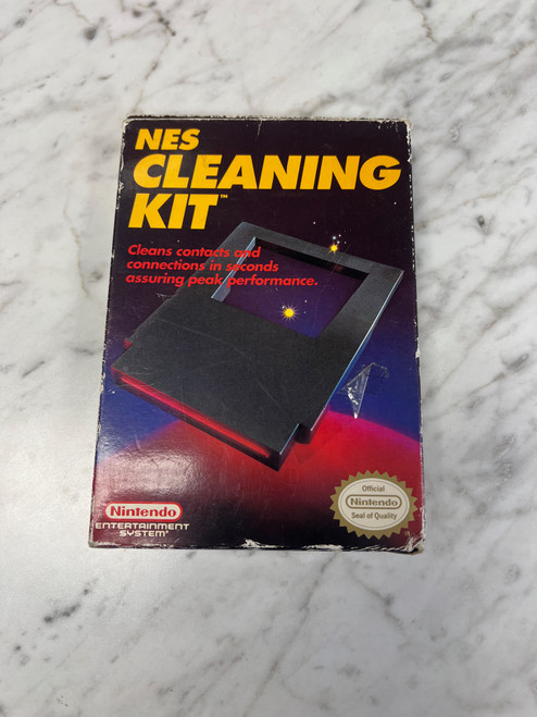 NES Cleaning Kit in Original Box with Inserts Vintage 1989 CIB Nintendo Official
