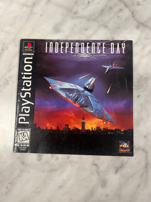 Independence Day Playstation 1 PS1 Manual only
