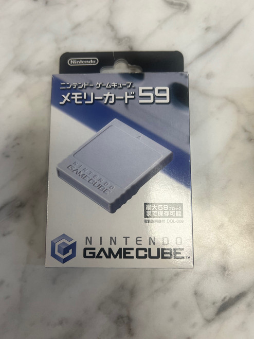 Japanese Nintendo Gamecube Memory Card 59 in box