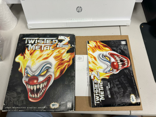 Twisted Metal 2 PC Big Box and Manual Only No Game