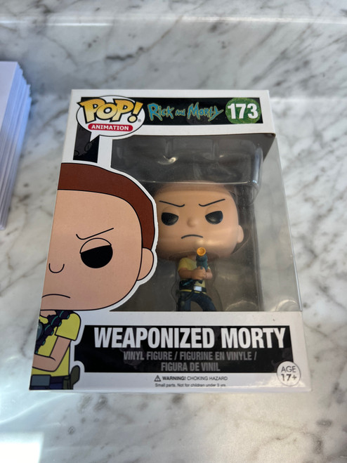 Funko Pop! Vinyl: Rick and Morty - Morty Smith (Weaponized) #173