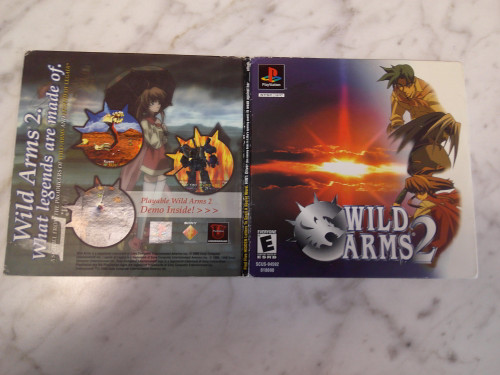 Wild Arms 2 PlayStation 1 PS1 PlayStation Underground Demo Disc in sleeve