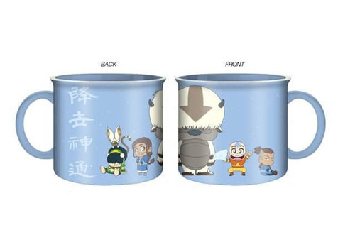 Avatar - Appa, Aang, Sokka Camper Mug - 20oz