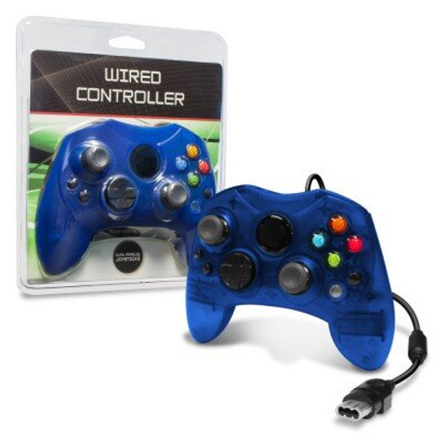 Hyperkin Xbox Original S-Type Wired Controller (Blue) NEW
