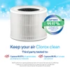 Keep your air Clorox Clean, reduces 99.7% of allergens and particulates and reduces viruses and bacteria.