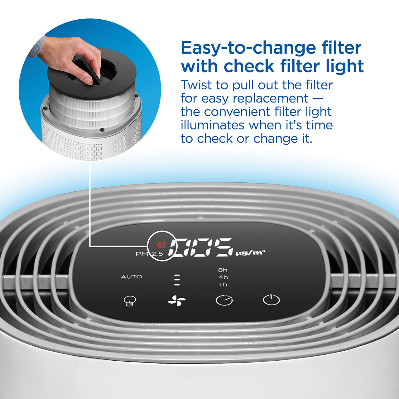 Clorox™ Medium Room True HEPA Air Purifier | Clorox™ Home Appliances