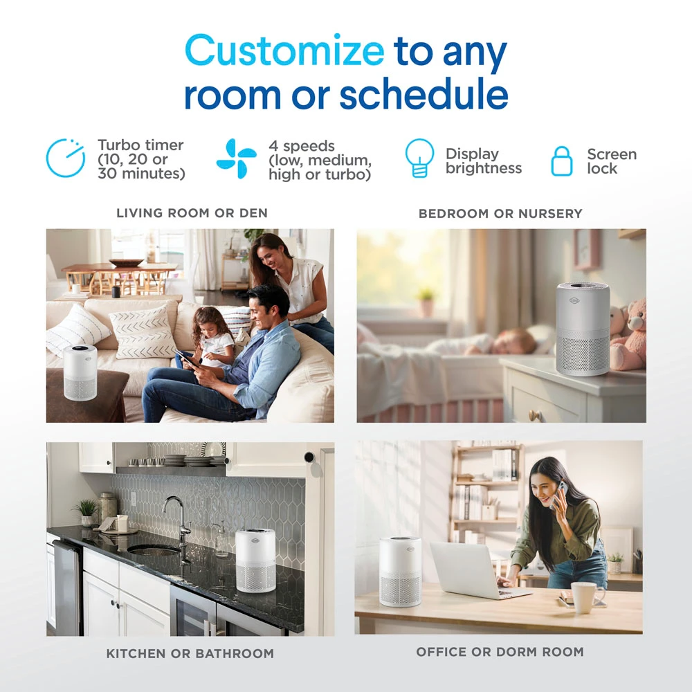 Customize to any room or schedule