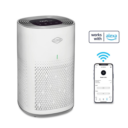 Smart Medium Room True HEPA Air Purifier, works with Alexa