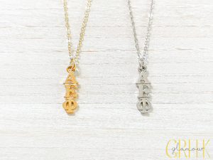 Alpha Epsilon Phi Lavalier Drop Necklace Alpha Epsilon Phi Lavalier Drop Necklace