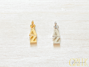 Delta Zeta Lavalier Drop Pendant