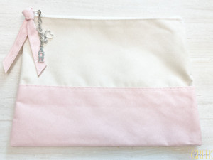 Alpha Omicron Pi Heart Stethoscope Cosmetic Bag