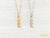 Delta Delta Delta Lavalier Drop Necklace