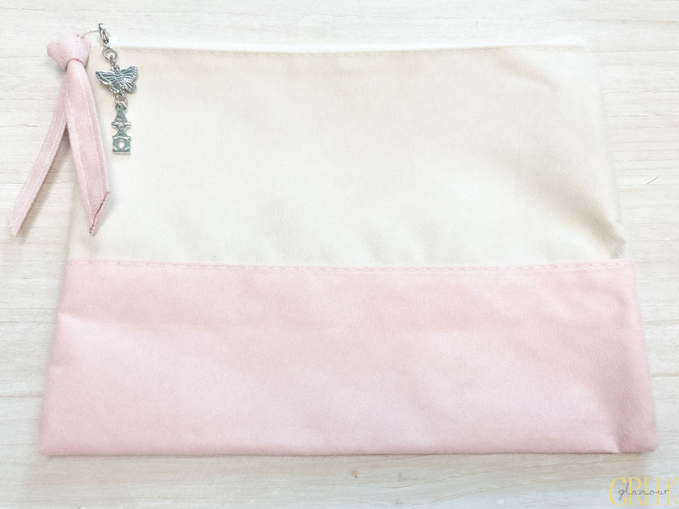 Alpha Chi Omega Butterfly Cosmetic Bag