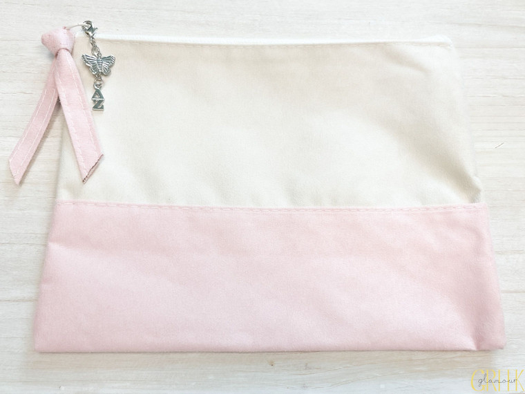 Delta Zeta Butterfly Cosmetic Bag