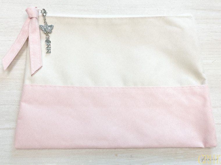 Phi Sigma Sigma Butterfly Cosmetic Bag