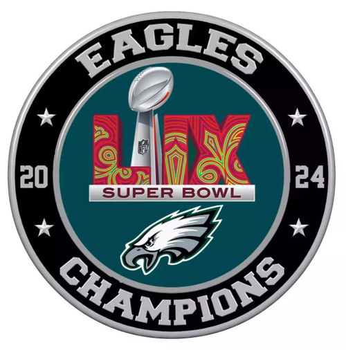 Round Philadelphia Eagles Vinyl Decal – $1 Clearance