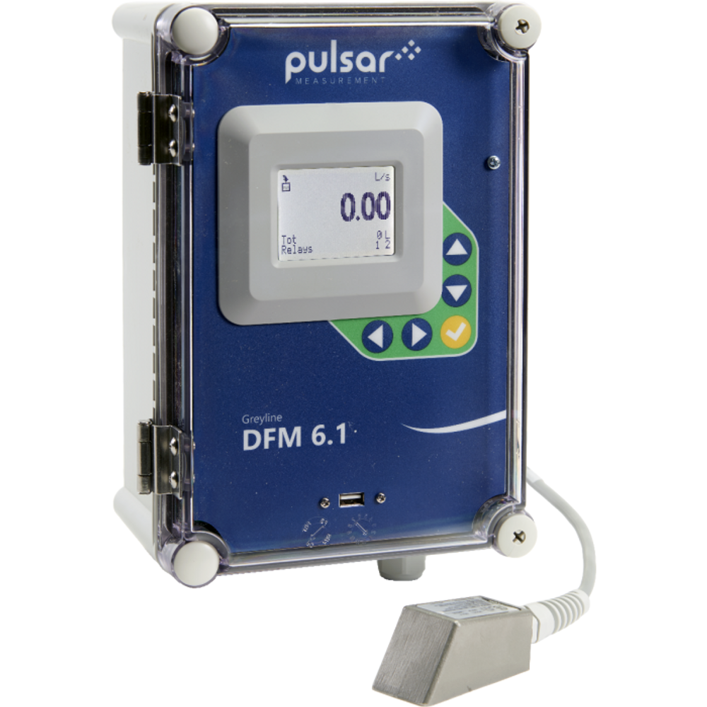 Pulsar DFM 6.1 Doppler Flow Meter Clamp-on