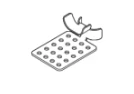 Drexan RC-50 Roof Clip Cable Fasteners (Pack of 50)